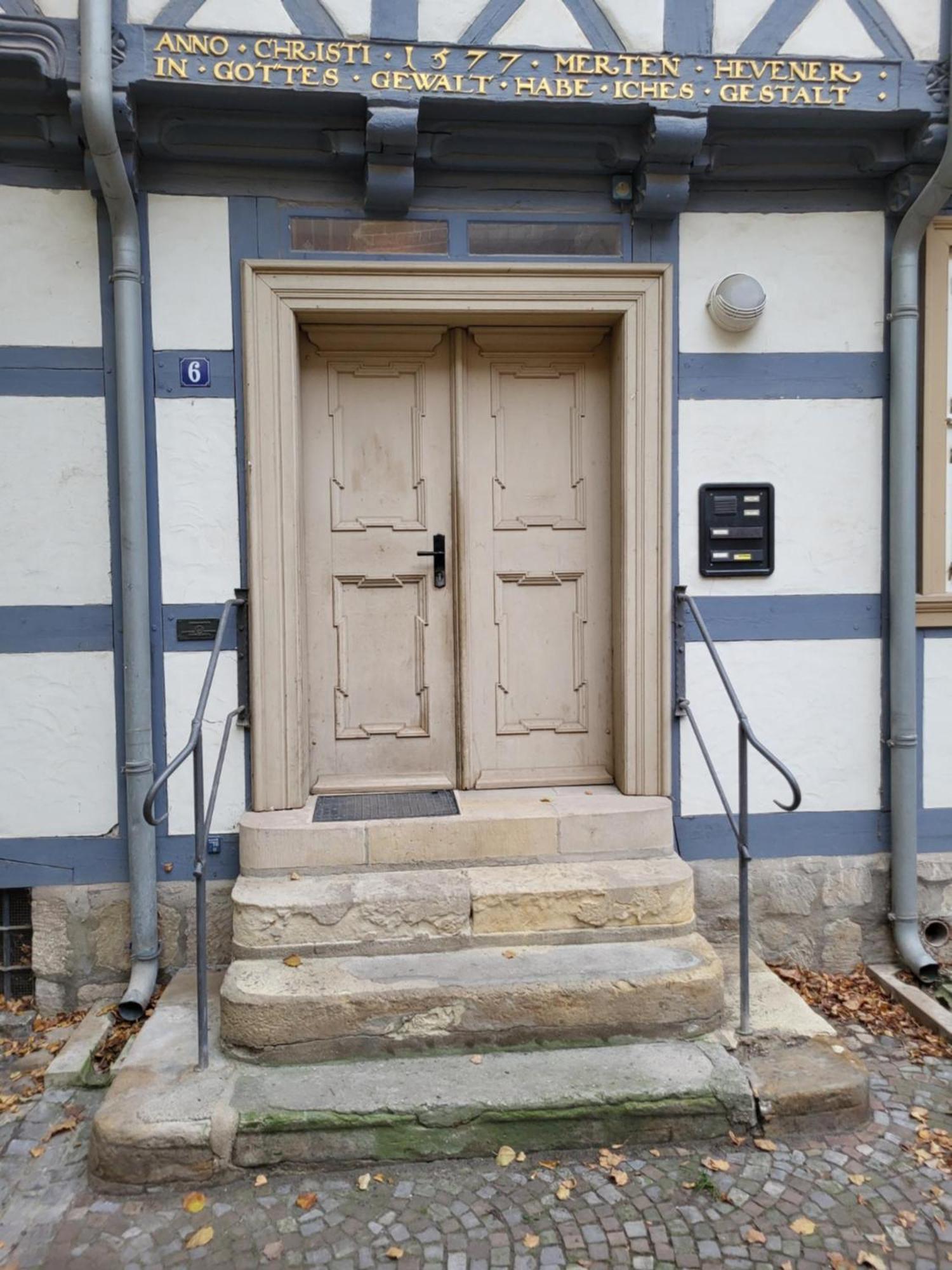 Anno 1577 - Marktkirchhof 6 Quedlinburg Exterior photo